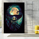 The Scream Before Christmas by Francis Mi Oza on GIANT ART - black digital painting