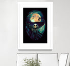 The Scream Before Christmas by Francis Mi Oza on GIANT ART - black digital painting