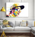 Valentino Rossi (Alt) by Ahmad Taufiq on GIANT ART - white digital drawing