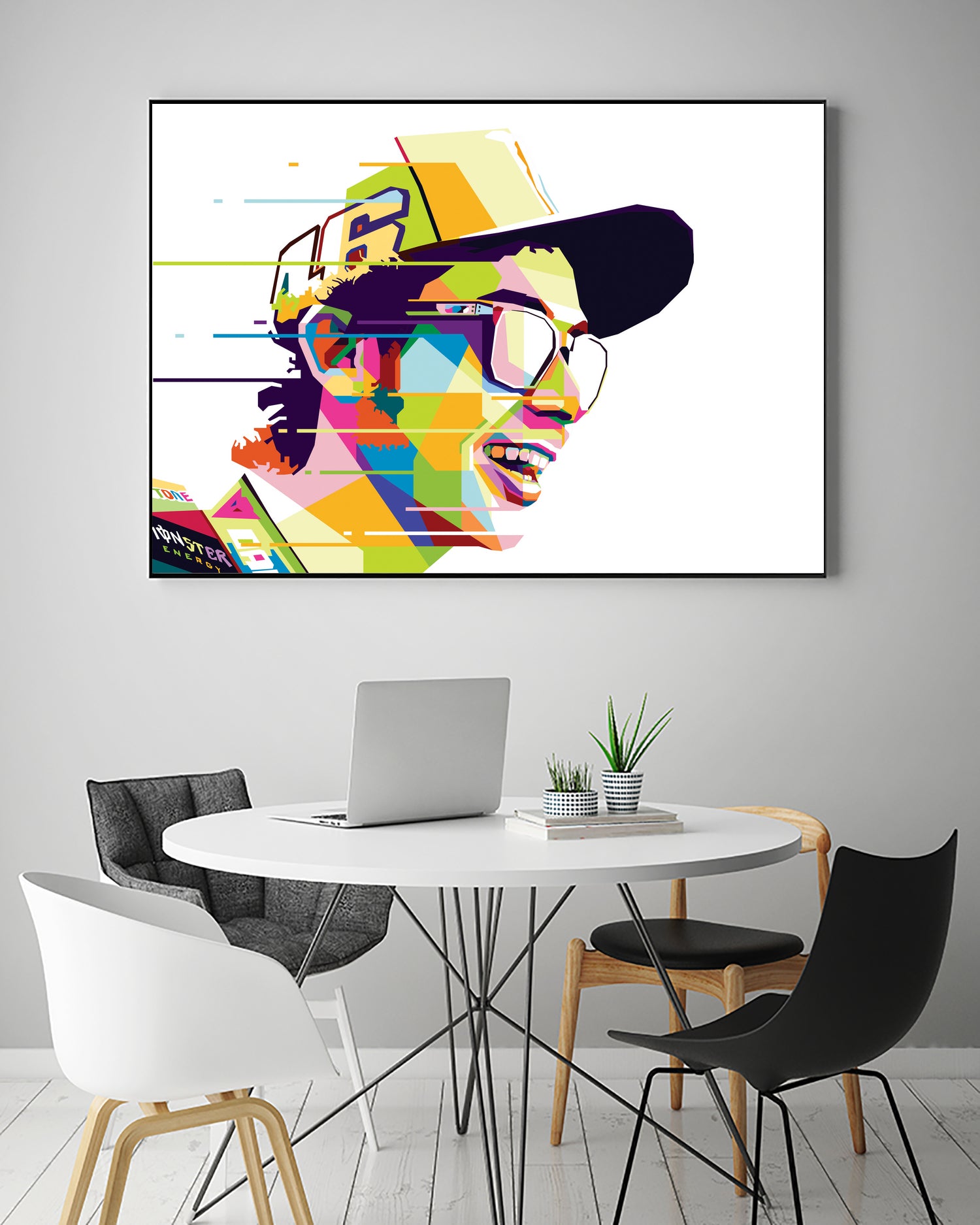 Valentino Rossi (Alt) by Ahmad Taufiq on GIANT ART - white digital drawing