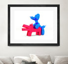 when balloon dog meets keith haring dog by Michael Benisty on GIANT ART - white digital drawing