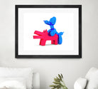 when balloon dog meets keith haring dog by Michael Benisty on GIANT ART - white digital drawing