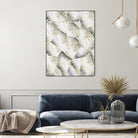 White Agate Gold Geometric Glam #1 #geo #gem #decor #art by Anita & Bella Jantz on GIANT ART - gray vector illustration