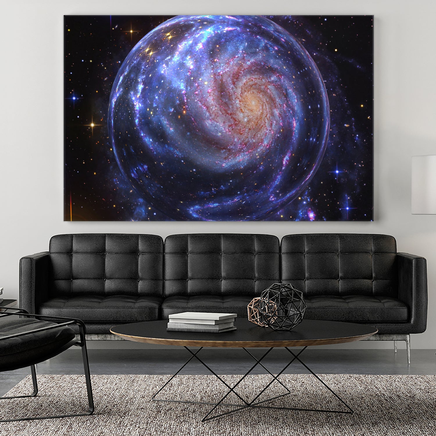 Galaxy Bubble by Erika Kaisersot on GIANT ART - blue photo manipulation