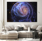 Galaxy Bubble by Erika Kaisersot on GIANT ART - blue photo manipulation