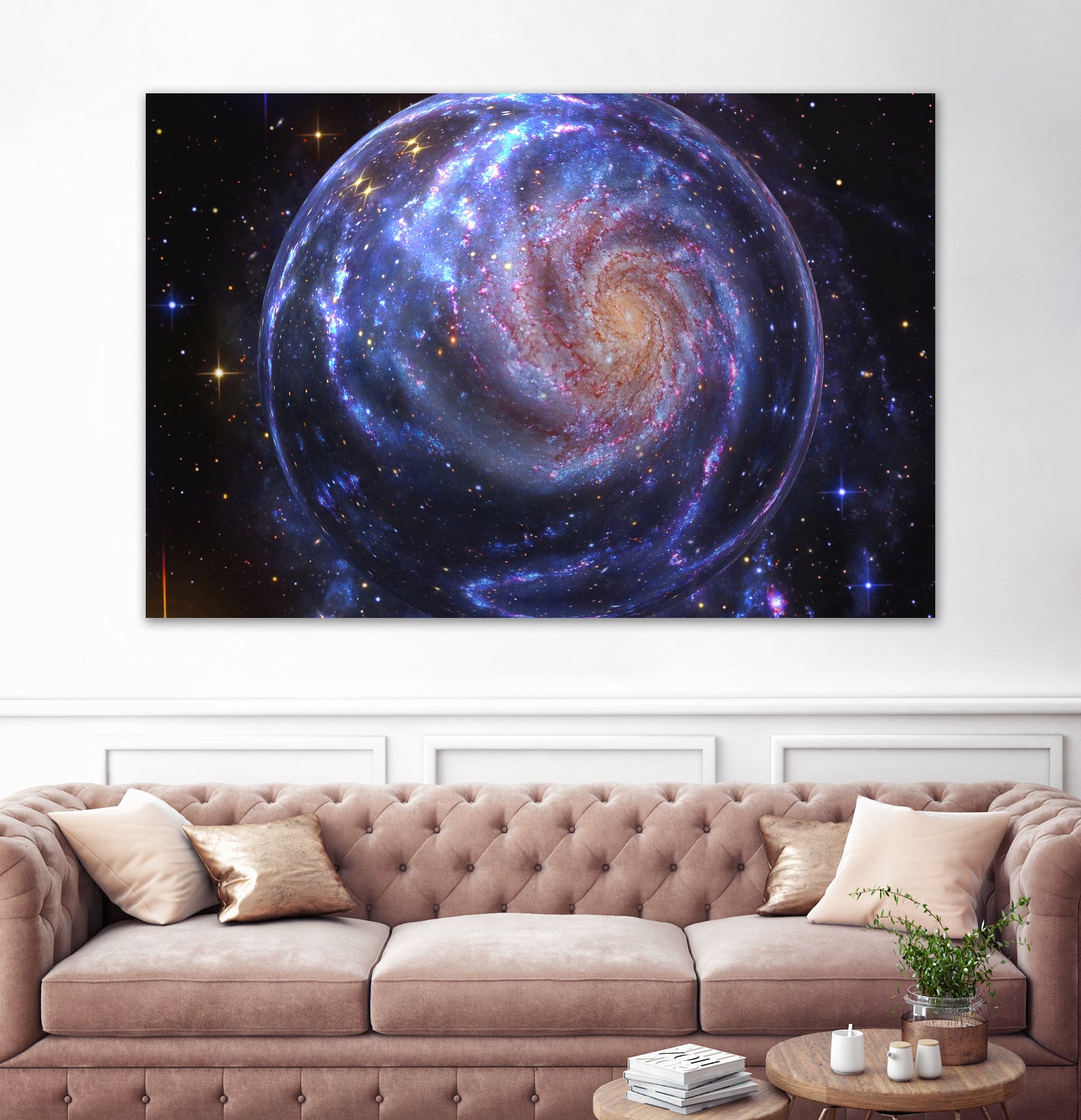 Galaxy Bubble by Erika Kaisersot on GIANT ART - blue photo manipulation