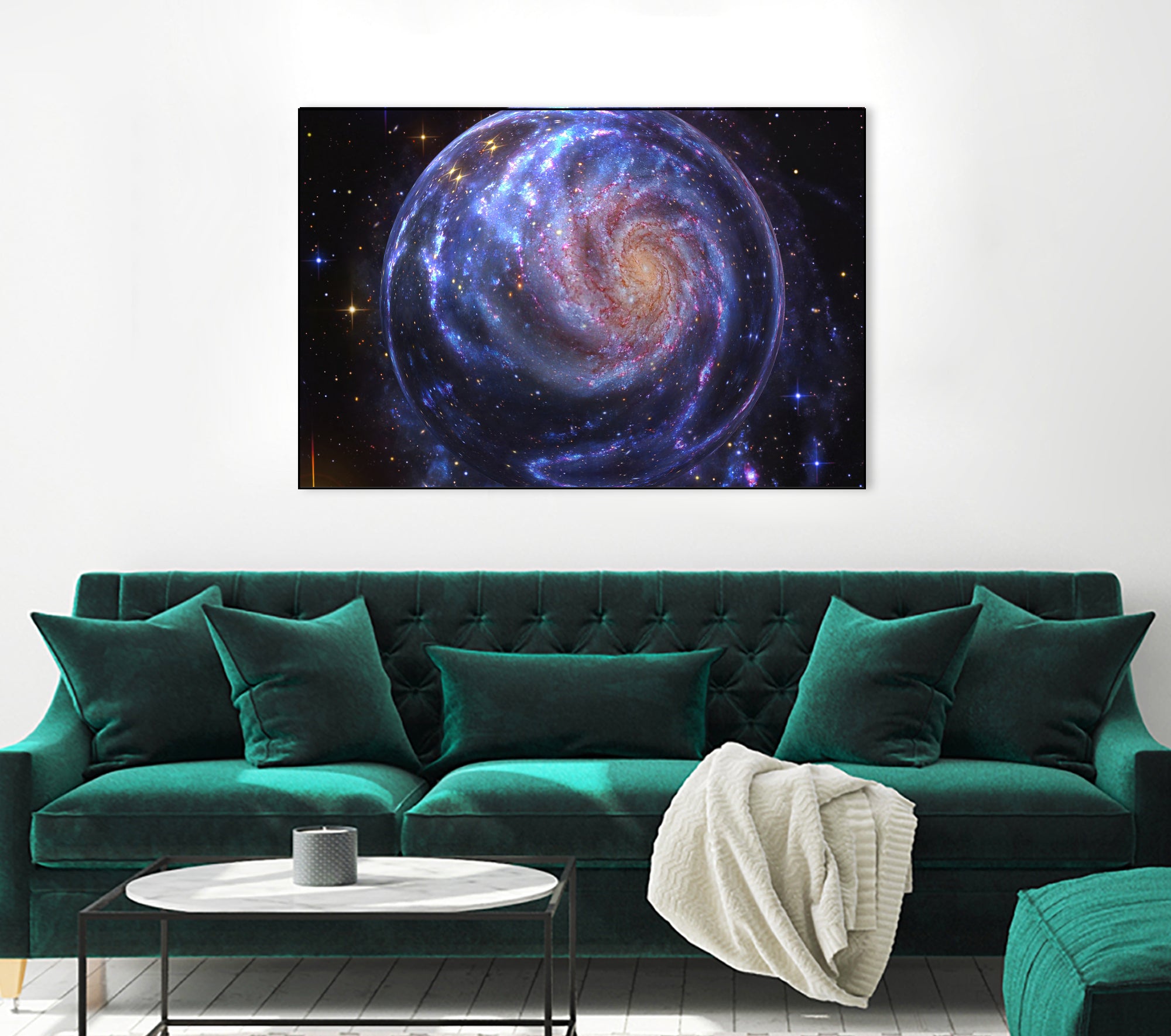 Galaxy Bubble by Erika Kaisersot on GIANT ART - blue photo manipulation