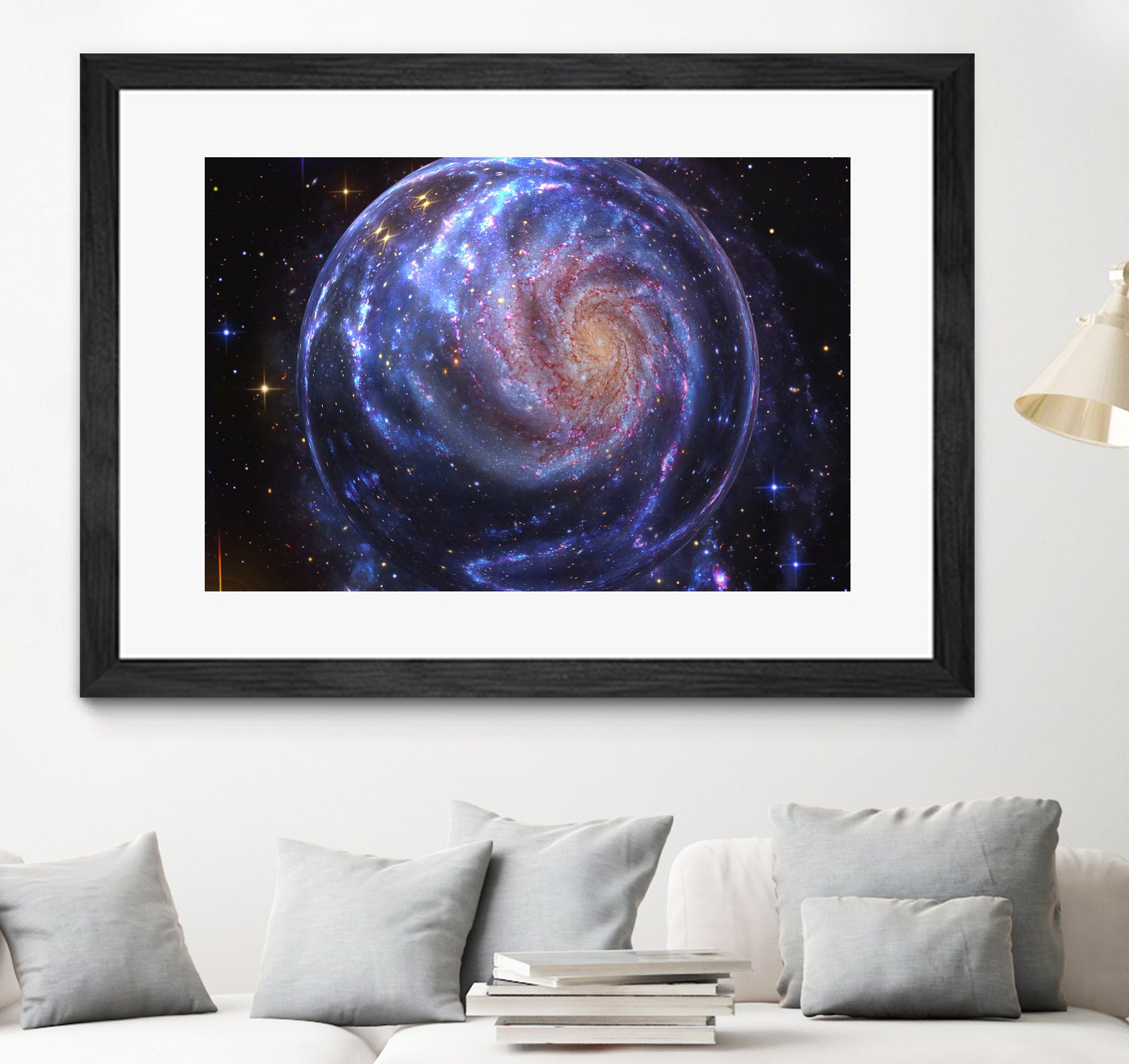 Galaxy Bubble by Erika Kaisersot on GIANT ART - blue photo manipulation