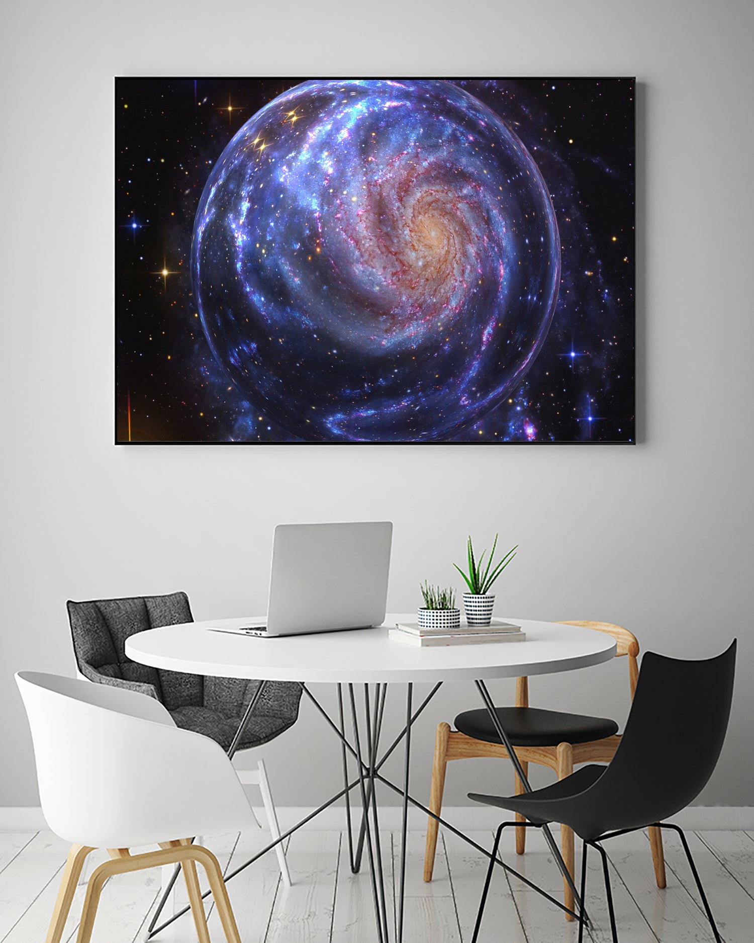 Galaxy Bubble by Erika Kaisersot on GIANT ART - blue photo manipulation