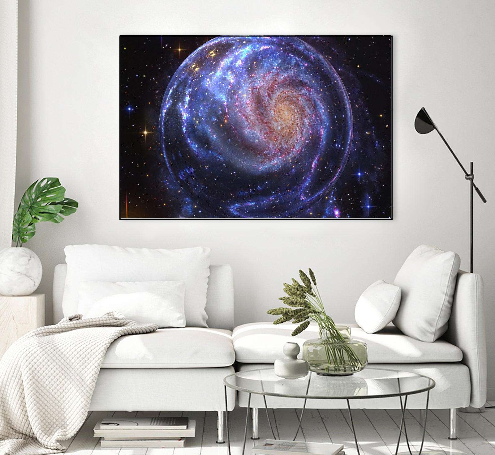 Galaxy Bubble by Erika Kaisersot on GIANT ART - blue photo manipulation