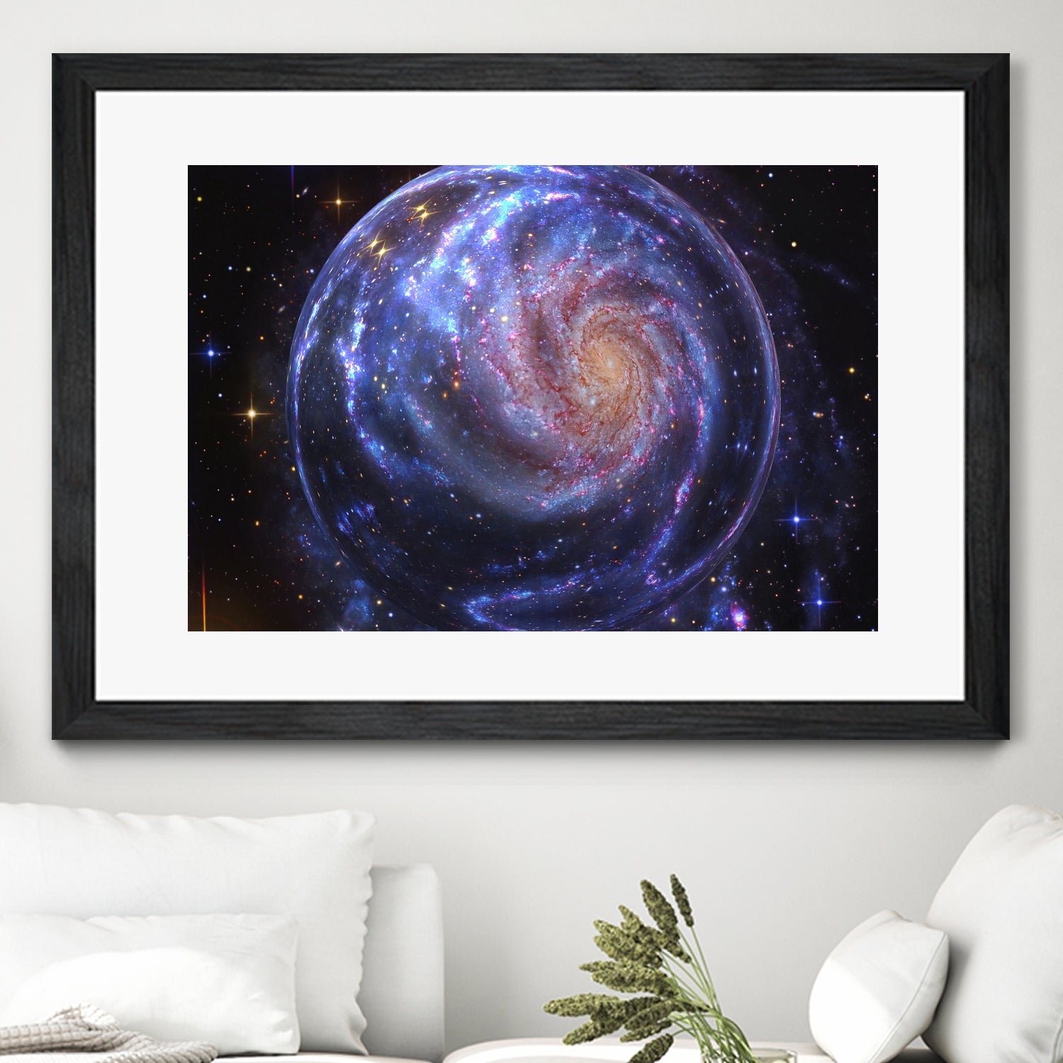 Galaxy Bubble by Erika Kaisersot on GIANT ART - blue photo manipulation