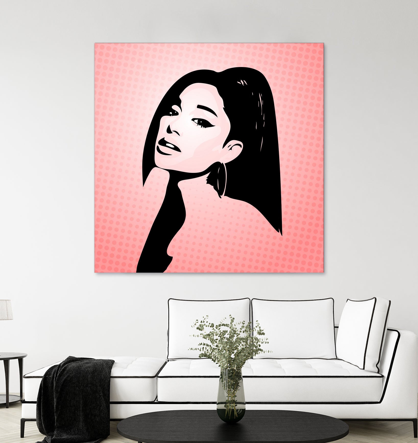 Ariana Grande | Pop Art by William Cuccio on GIANT ART - pink digital painting