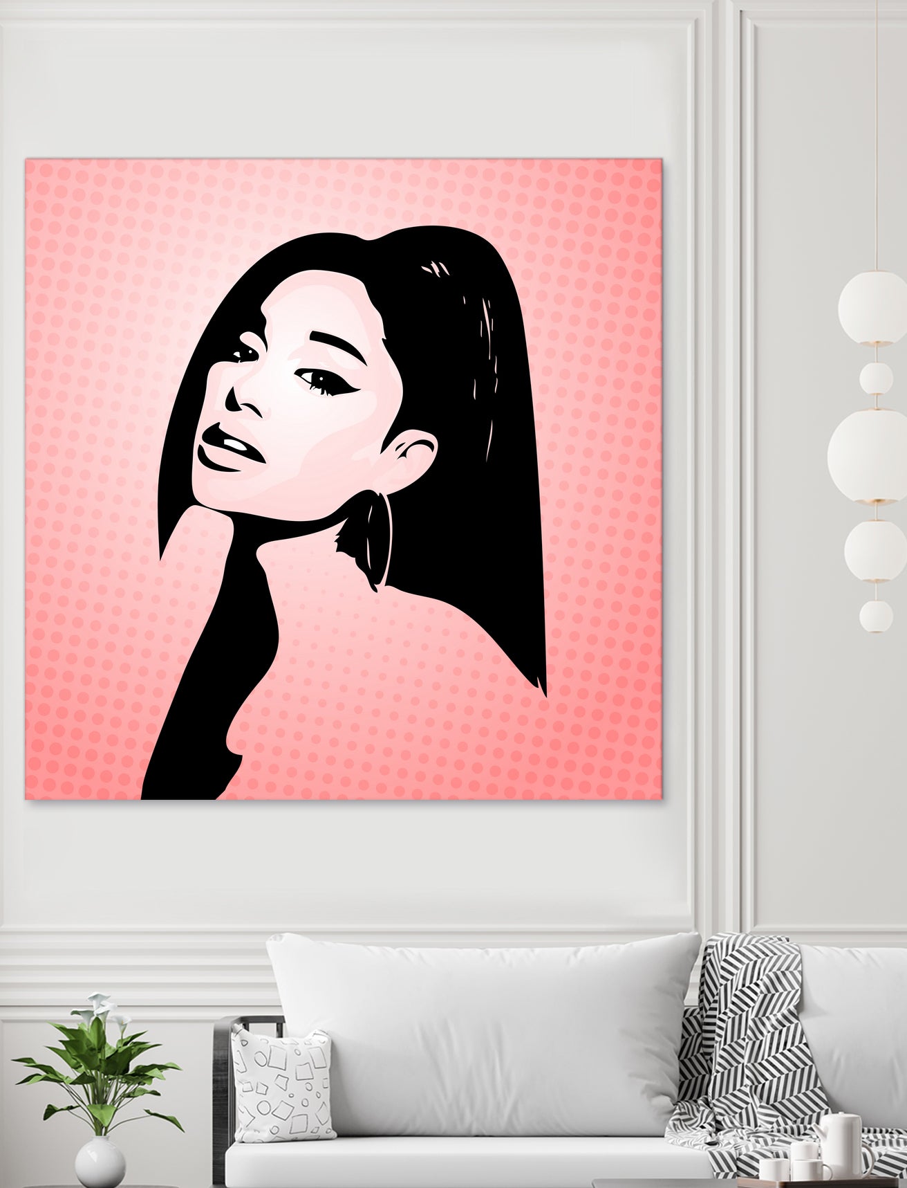 Ariana Grande | Pop Art by William Cuccio on GIANT ART - pink digital painting