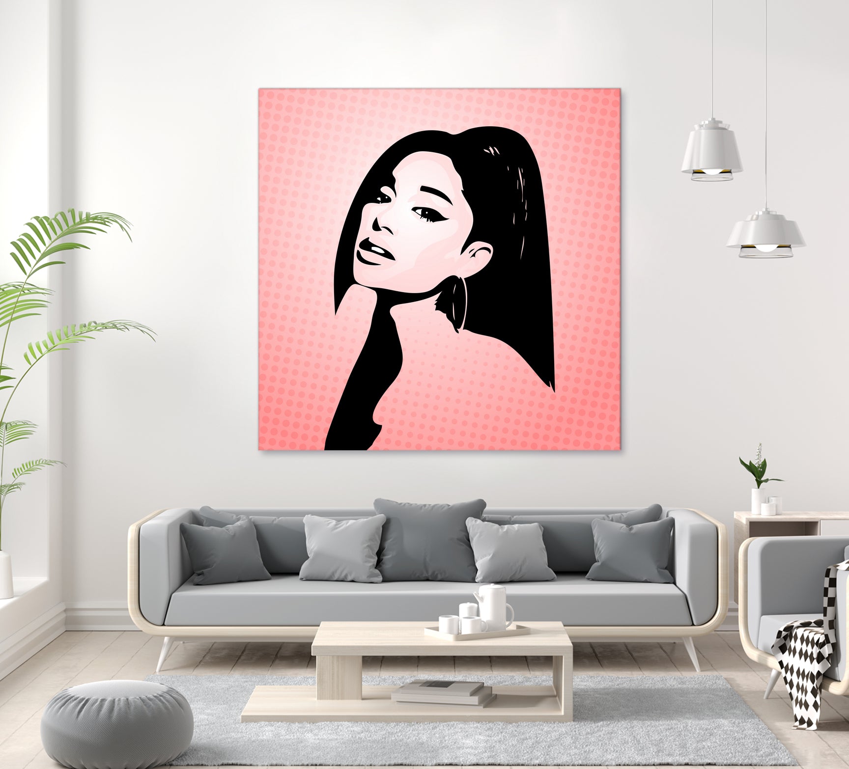 Ariana Grande | Pop Art by William Cuccio on GIANT ART - pink digital painting