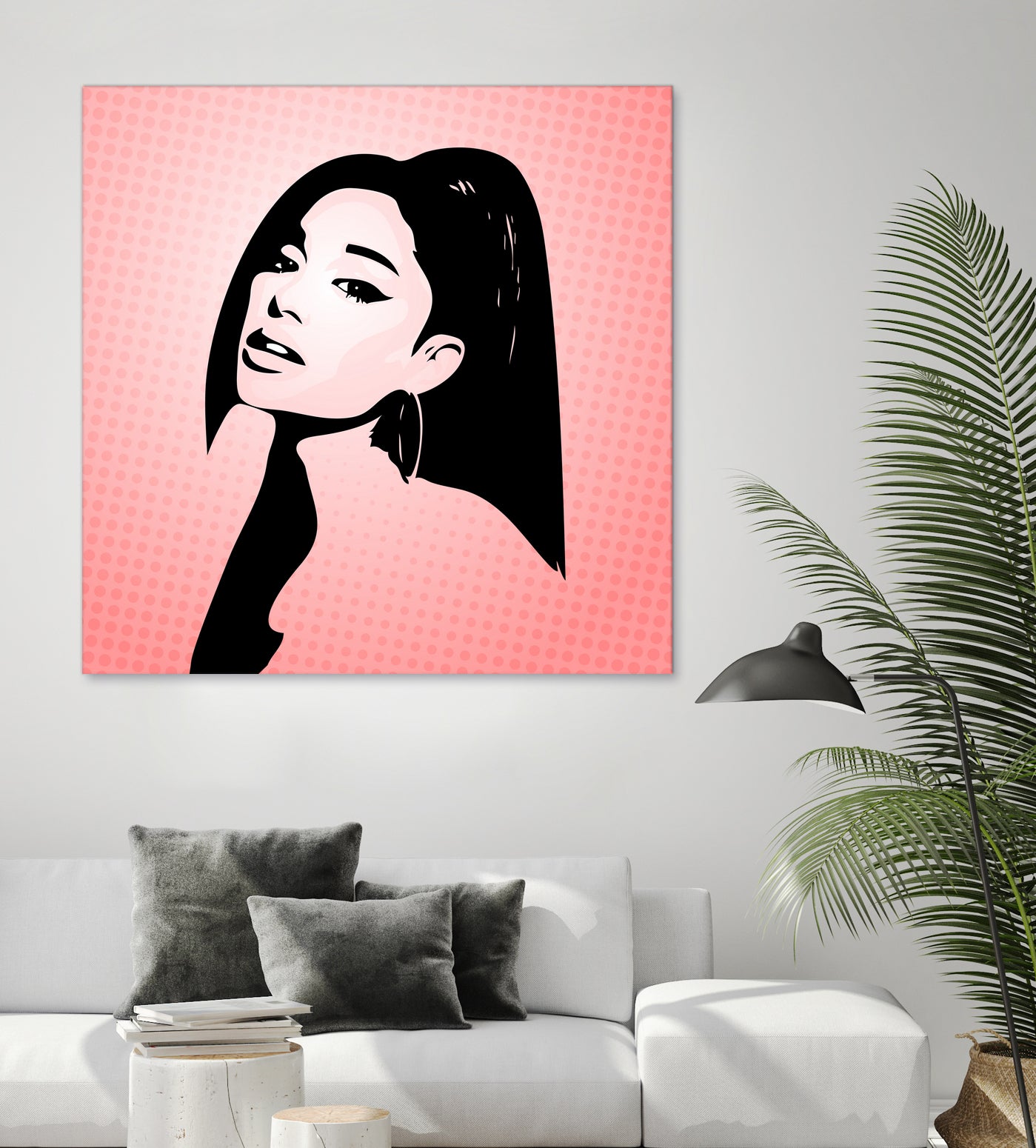 Ariana Grande | Pop Art by William Cuccio on GIANT ART - pink digital painting