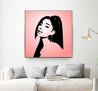 Ariana Grande | Pop Art by William Cuccio on GIANT ART - pink digital painting