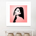 Ariana Grande | Pop Art by William Cuccio on GIANT ART - pink digital painting