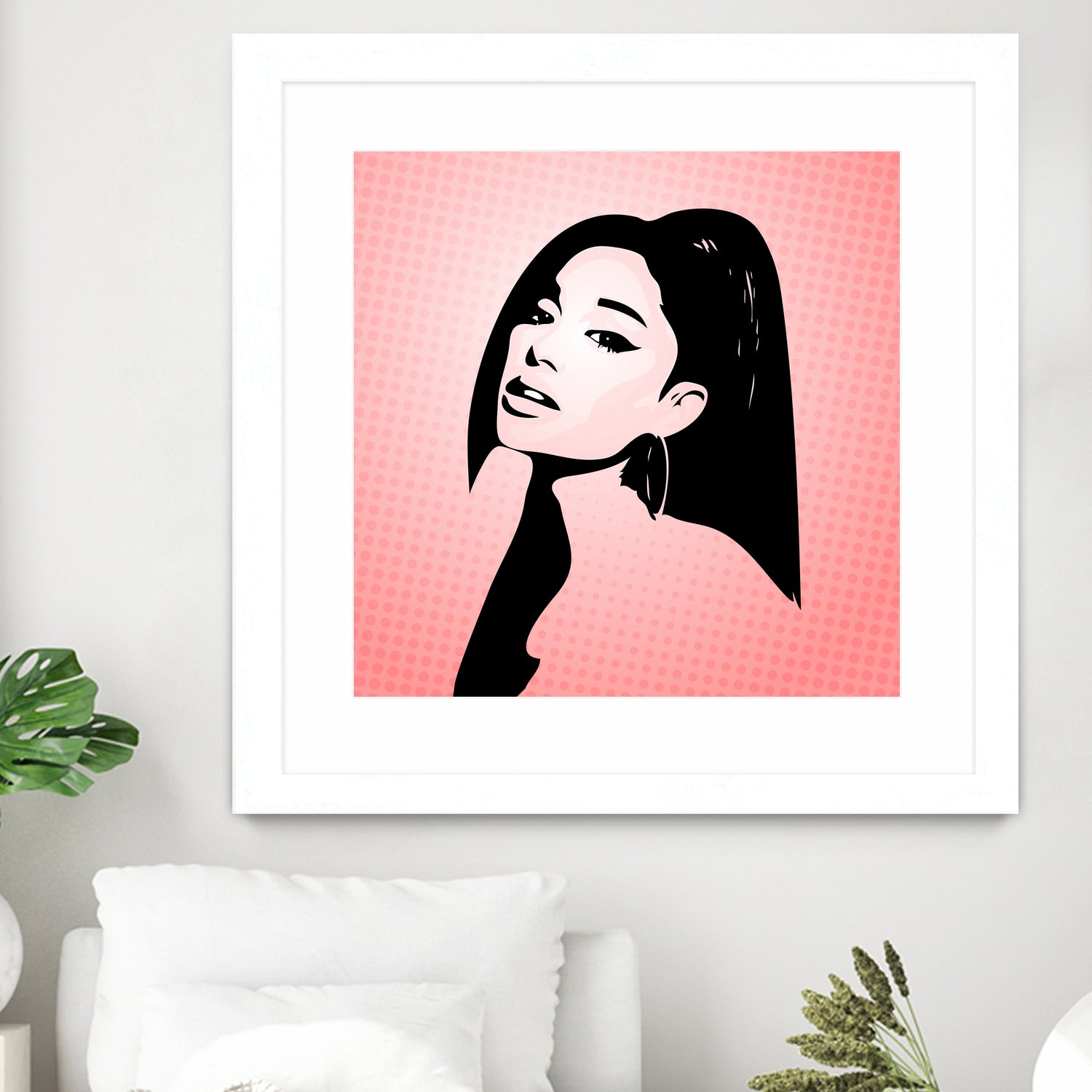 Ariana Grande | Pop Art by William Cuccio on GIANT ART - pink digital painting