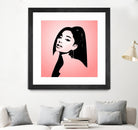 Ariana Grande | Pop Art by William Cuccio on GIANT ART - pink digital painting