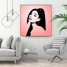 Ariana Grande | Pop Art by William Cuccio on GIANT ART - pink digital painting