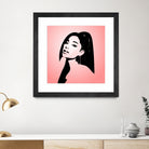 Ariana Grande | Pop Art by William Cuccio on GIANT ART - pink digital painting