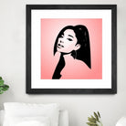 Ariana Grande | Pop Art by William Cuccio on GIANT ART - pink digital painting