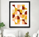 Bold Geo Tiles 03 by Daniela di Niro on GIANT ART - yellow vector illustration