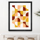 Bold Geo Tiles 03 by Daniela di Niro on GIANT ART - yellow vector illustration