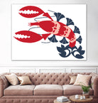 AMALFI LOBSTER CREAM by Thomas Fernez on GIANT ART - red digital drawing