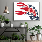 AMALFI LOBSTER CREAM by Thomas Fernez on GIANT ART - red digital drawing