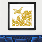 HUMMINGBIRD GOLD by Thomas Fernez on GIANT ART - yellow digital painting