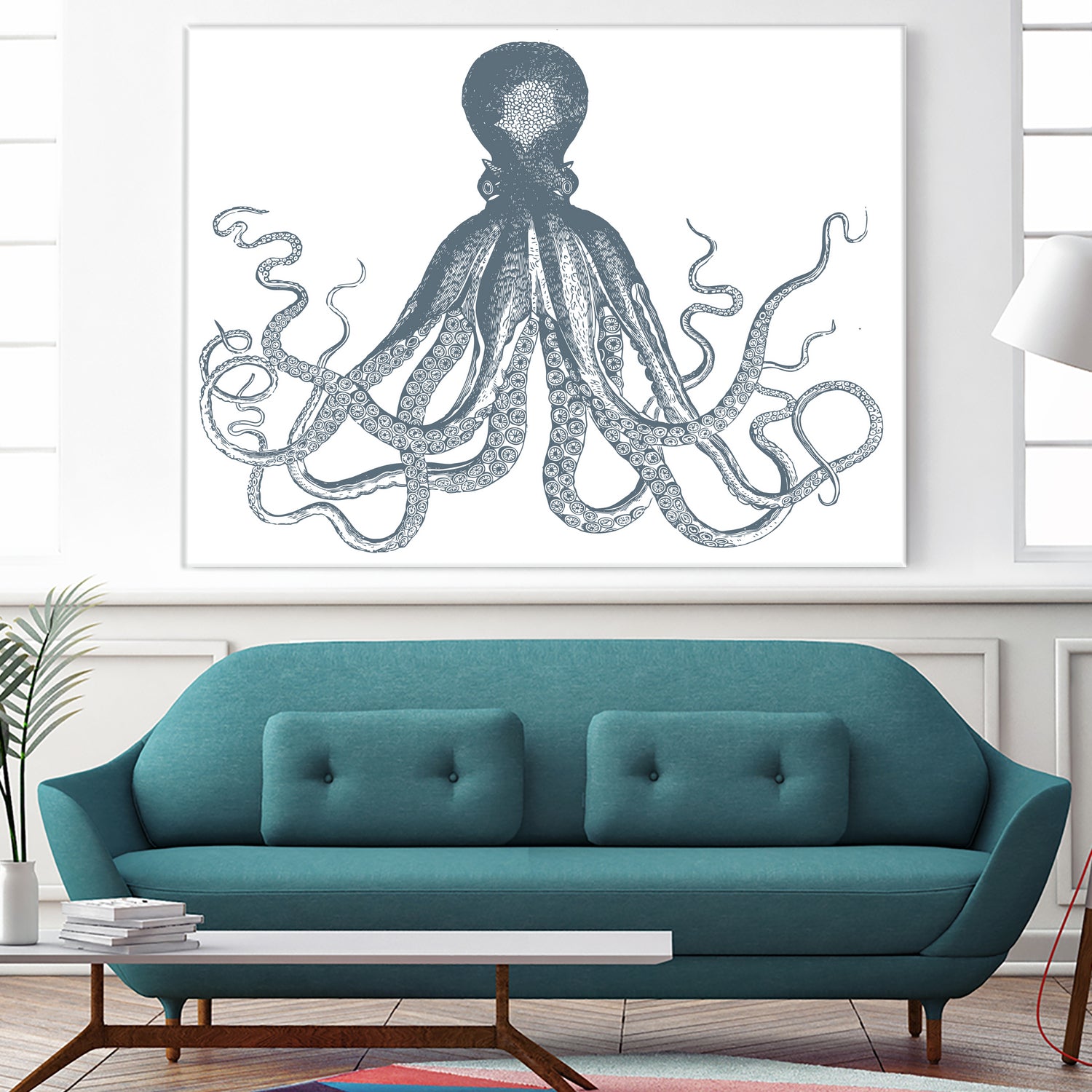 OCTOPUS GREY by Thomas Fernez on GIANT ART - gray digital drawing