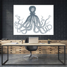 OCTOPUS GREY by Thomas Fernez on GIANT ART - gray digital drawing