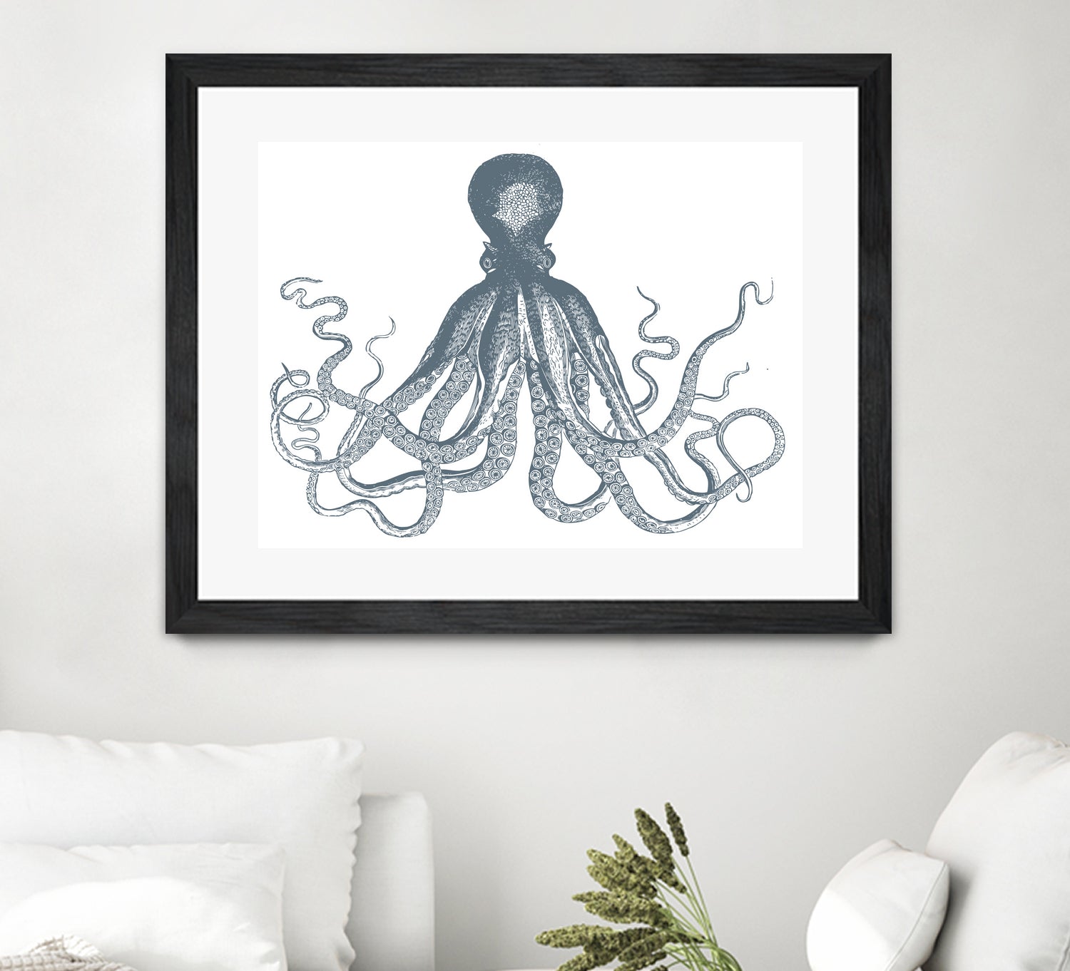 OCTOPUS GREY by Thomas Fernez on GIANT ART - gray digital drawing