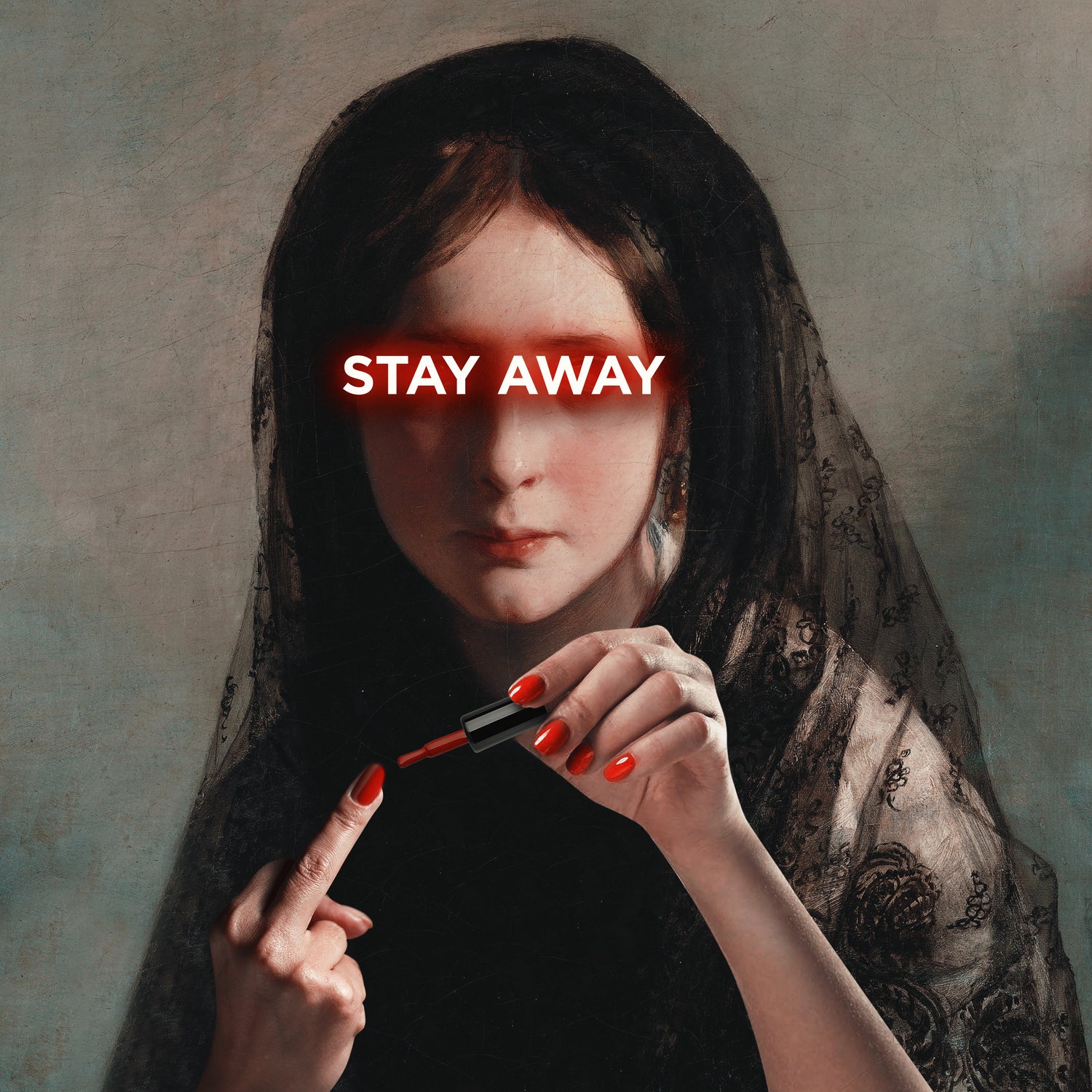 Stay Away by Mehmet Geren on GIANT ART - red photo manipulation