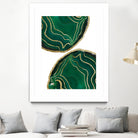 Emerald Agate Gold Glam #1 #gem #decor #art by Anita & Bella Jantz on GIANT ART - green photo illustration