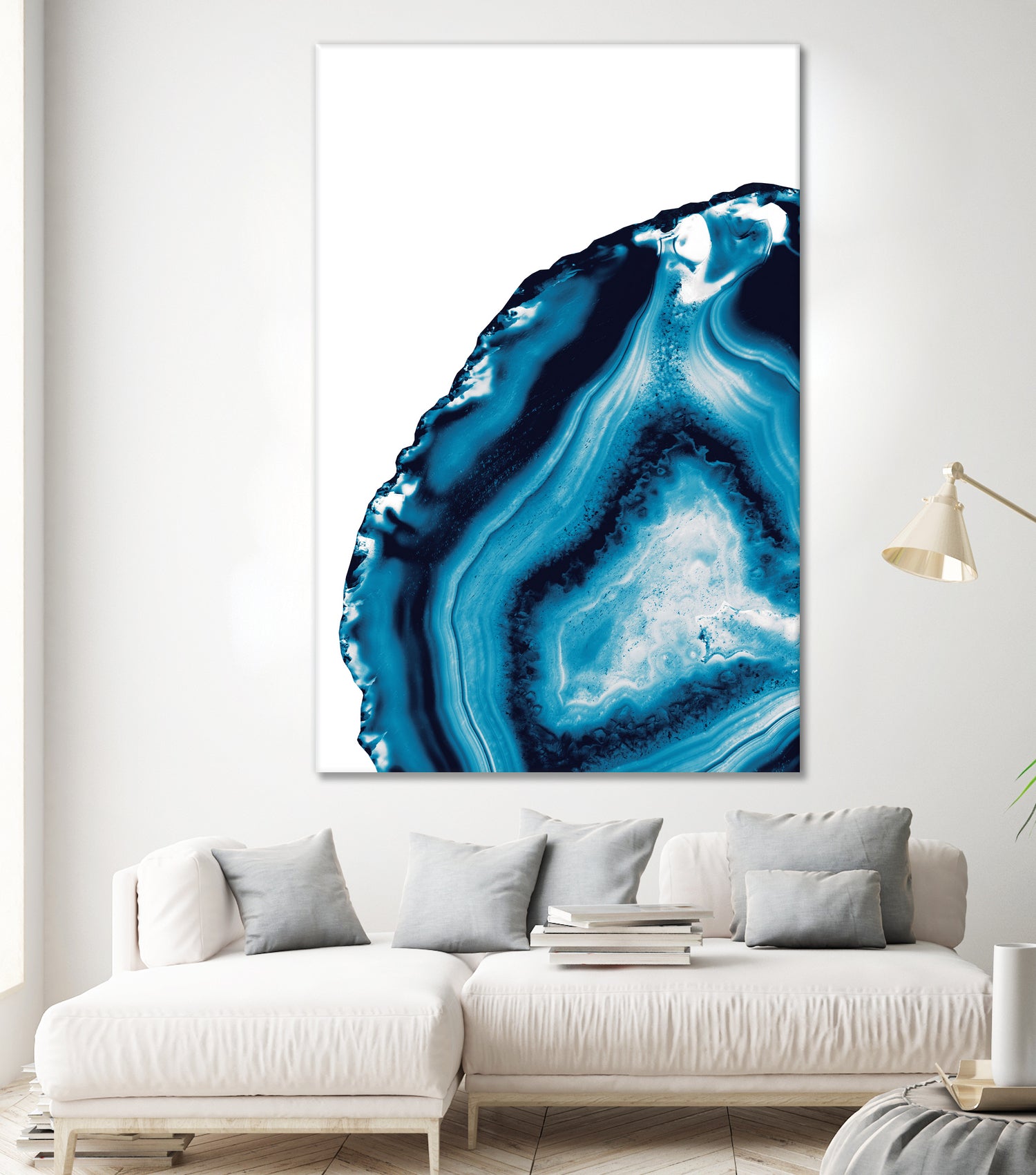 Blue Agate #3 (Part 2) #gem #decor #art by Anita & Bella Jantz on GIANT ART - blue photo illustration