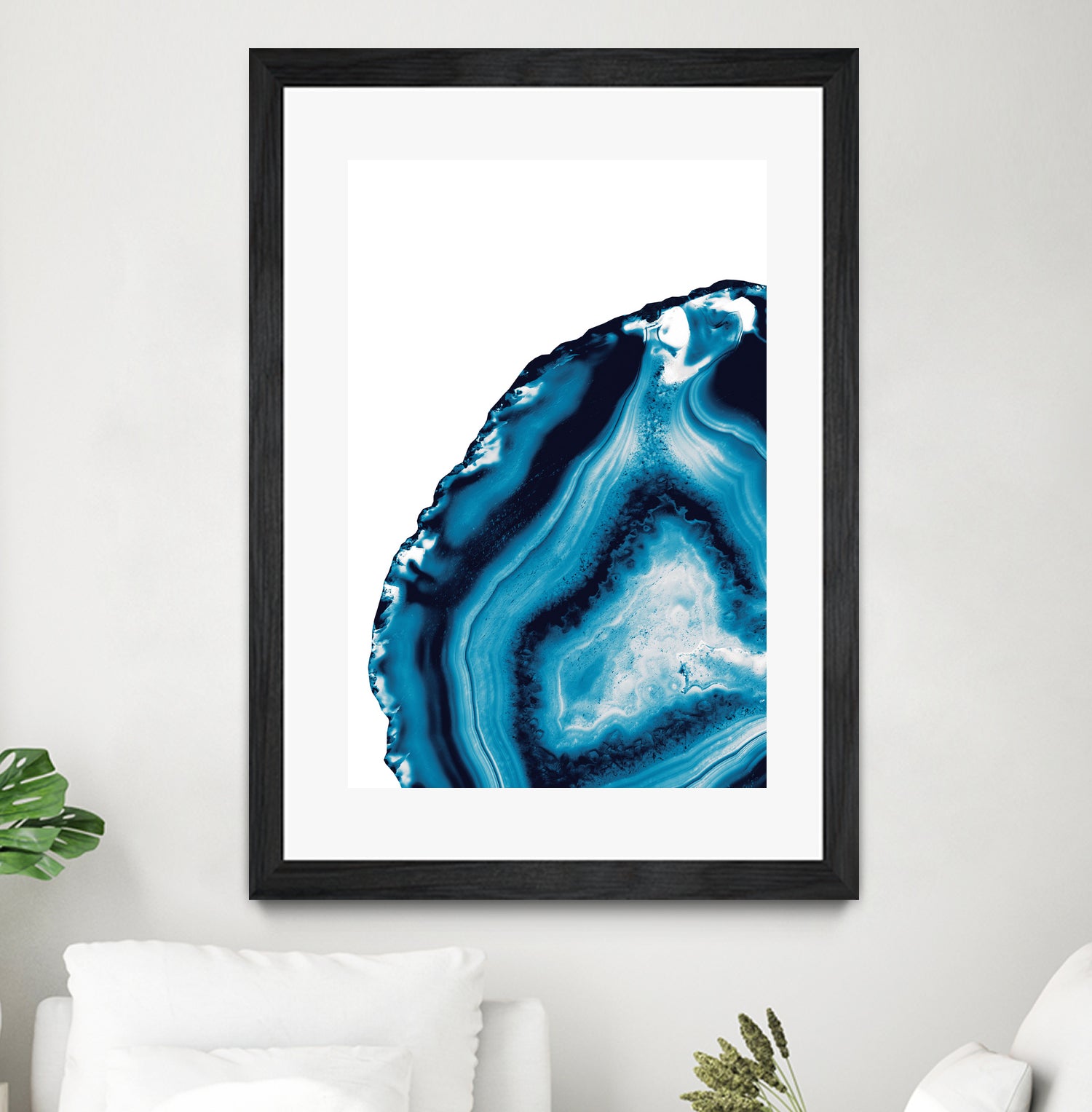 Blue Agate #3 (Part 2) #gem #decor #art by Anita & Bella Jantz on GIANT ART - blue photo illustration