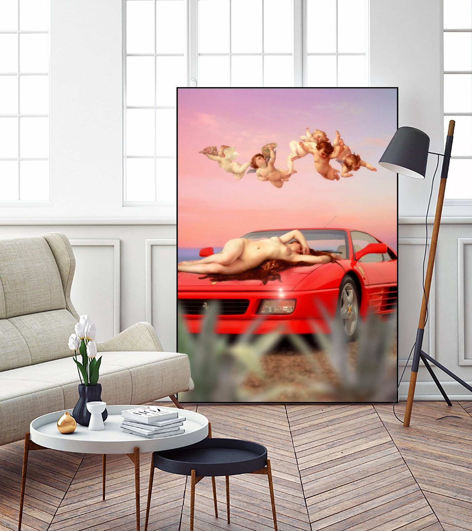 VENUS REBORN by Jonas Loose on GIANT ART - red photo manipulation