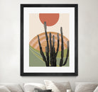 Cactus in the Desert #3 #tropical #wall #art by Anita & Bella Jantz on GIANT ART - orange digital drawing