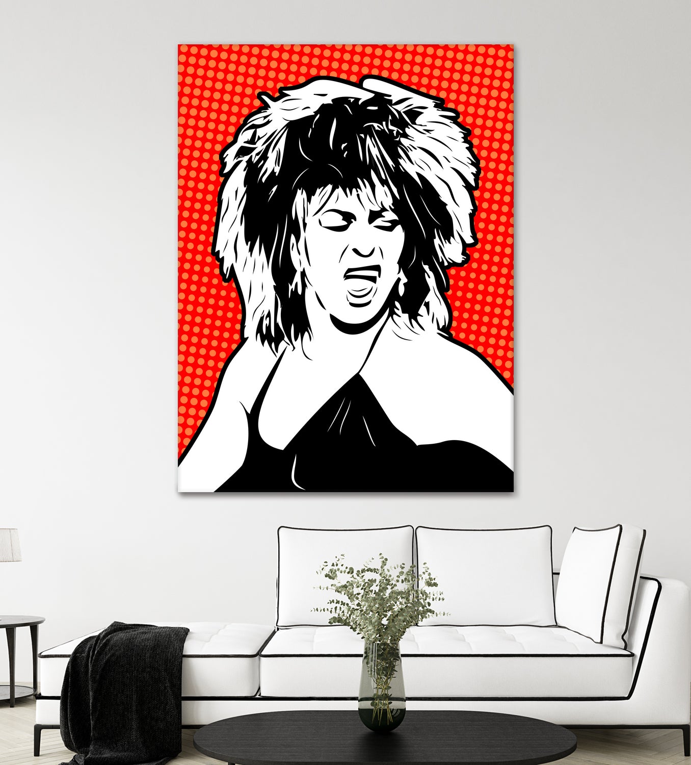 Tina Turner | Pop Art by William Cuccio on GIANT ART - red digital painting