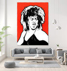 Tina Turner | Pop Art by William Cuccio on GIANT ART - red digital painting