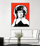 Tina Turner | Pop Art by William Cuccio on GIANT ART - red digital painting