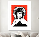 Tina Turner | Pop Art by William Cuccio on GIANT ART - red digital painting