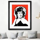 Tina Turner | Pop Art by William Cuccio on GIANT ART - red digital painting