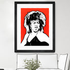 Tina Turner | Pop Art by William Cuccio on GIANT ART - red digital painting