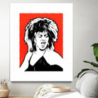 Tina Turner | Pop Art by William Cuccio on GIANT ART - red digital painting