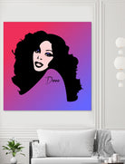 Donna Summer | Pop Art by William Cuccio on GIANT ART - fuchsia digital painting