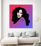 Donna Summer | Pop Art by William Cuccio on GIANT ART - fuchsia digital painting