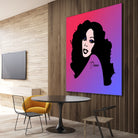 Donna Summer | Pop Art by William Cuccio on GIANT ART - fuchsia digital painting